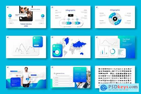 Ruben  Business Powerpoint, Keynote and Google Slides Template