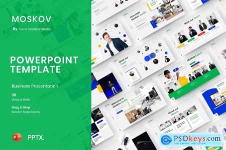 Moskov  Business Powerpoint, Keynote and Google Slides Template