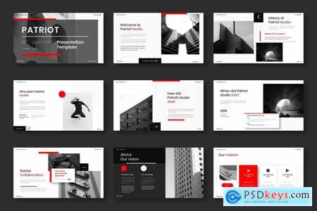 Patriot  Business Powerpoint, Keynote and Google Slides Template