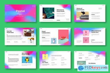 Pastel - Business Powerpoint, Keynote and Google Slides Template