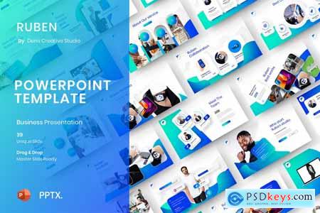 Ruben  Business Powerpoint, Keynote and Google Slides Template