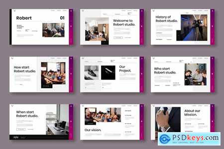 Robert - Business Powerpoint, Keynote and Google Slides Template