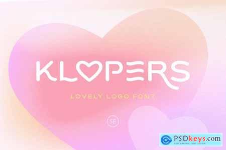 Klopers - Lovely Logo Font