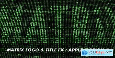 Matrix Logo, Title, Background FX Pack of 2 15403569