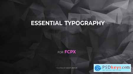 Essential Typography for FCPX 26506735