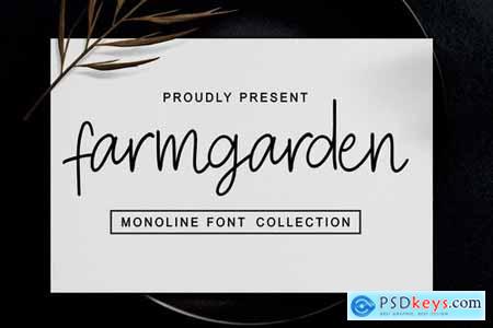 Farmgarden - Monoline Font