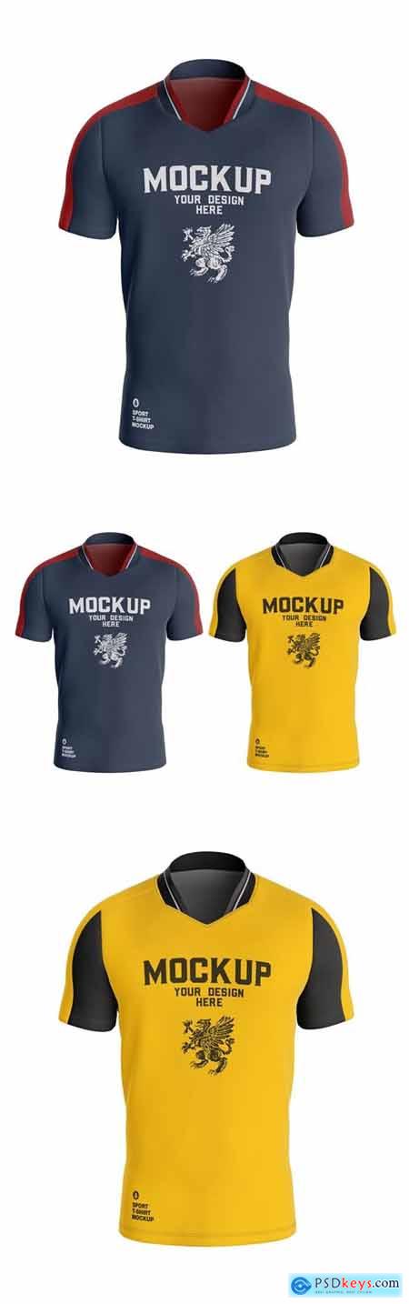 Mens Sports T-shirt Mockup