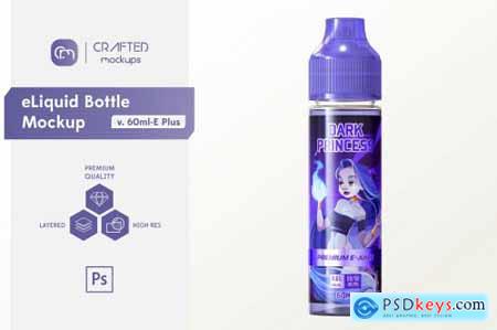 eLiquid Bottle Mockup v. 60ml-E Plus 6132308