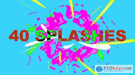 40 Animated Splashes 33913094