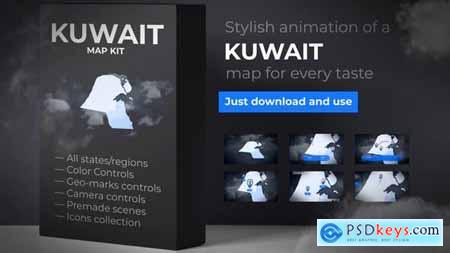 Kuwait Map - State of Kuwait Map Kit 28165339