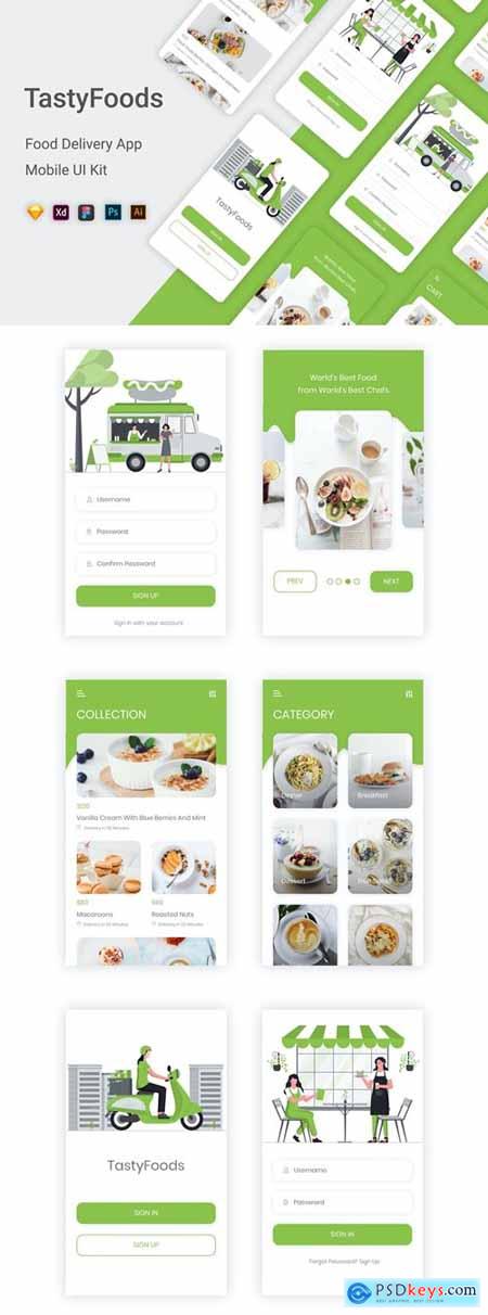 TastyFoods - Online Food Delivery Mobile App