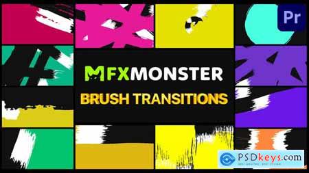 Brush Transitions Premiere Pro MOGRT 33110733