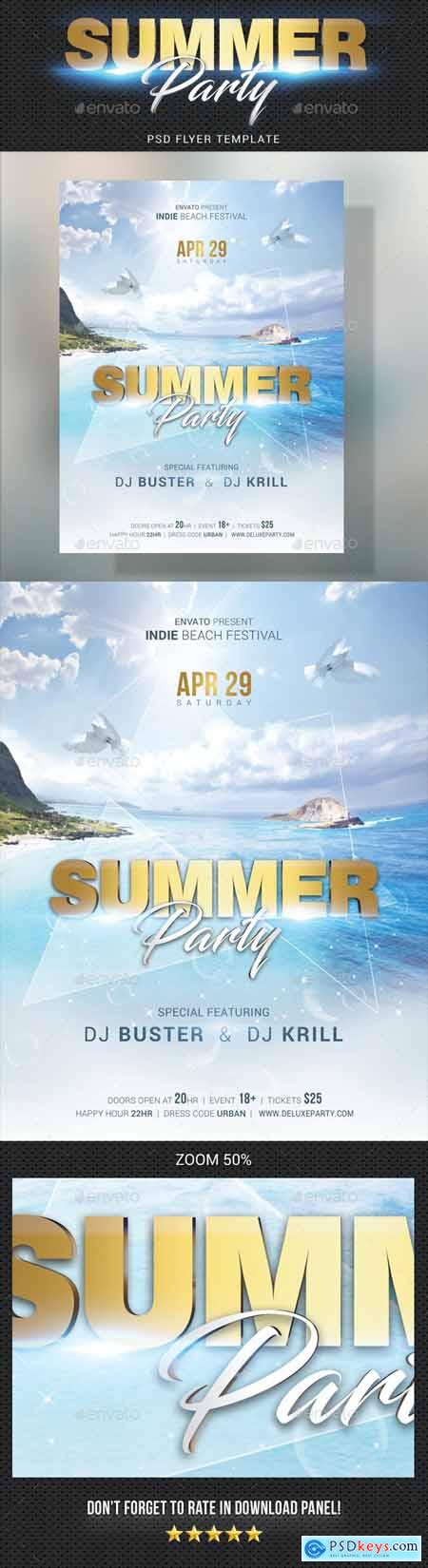 Summer Dj Party Flyer 20391365