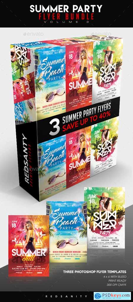 Summer Party Flyer Bundle Vol.3
