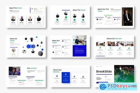 Electric - Business Powerpoint, Keynote and Google Slides Template