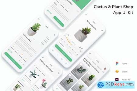 Cactus & Plant Shop App UI Kit 66FXV8C