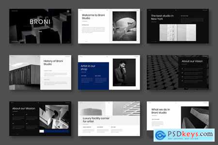 Broni - Business Powerpoint, Keynote and Google Slides Template