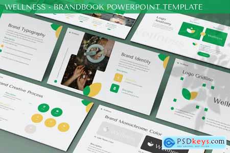 Wellness - Brandbook Powerpoint Template AHCPXZM