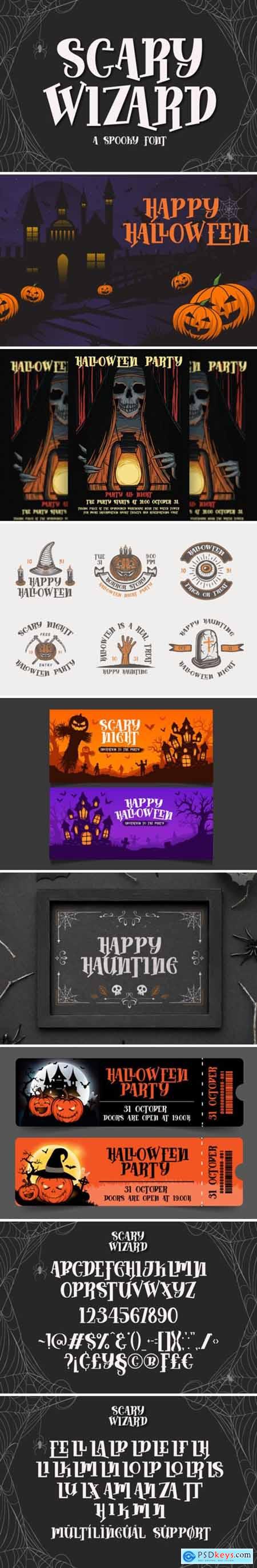 Scary Wizard Font