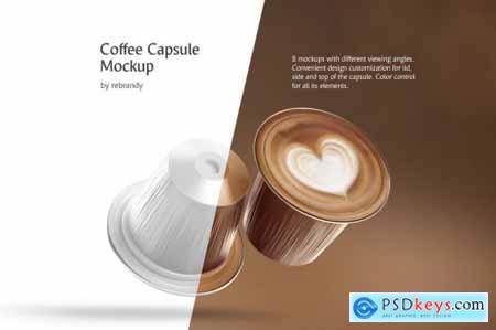 Coffee Capsule Mockup 4469791