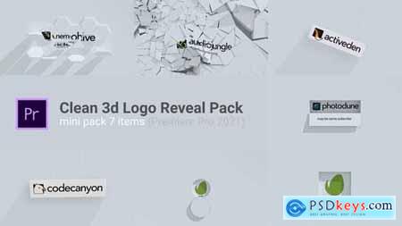 Clean 3d Logo Reveal Pack (7 Items) 32570636
