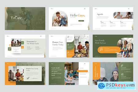 ToCare Powerpoint, Keynote and Google Slides Template