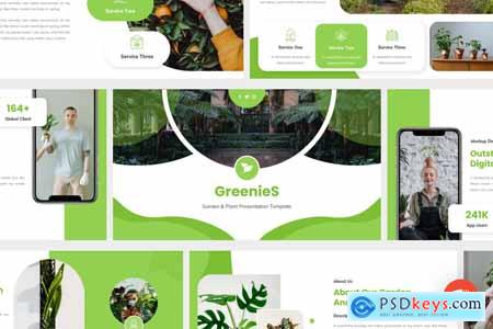 Greenies - Garden Powerpoint Presentation Template 7YQ9L6L