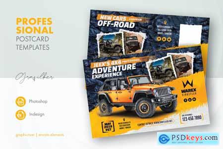 Off-Road Adventure Postcard Templates J7PQ8A7