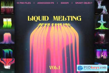 Liquid Melting Text Effects Vol.1 6478021