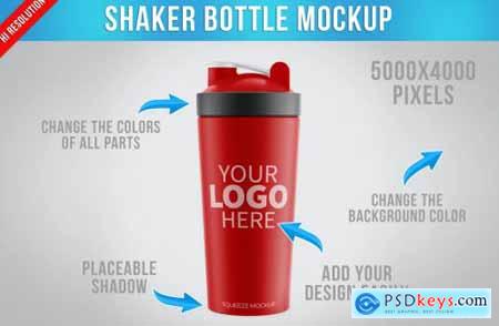 Shaker Botlle Mockup