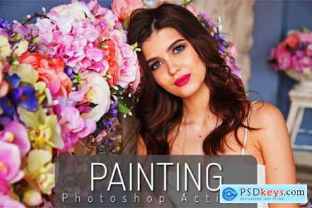 Painting Photoshop Action 6137347