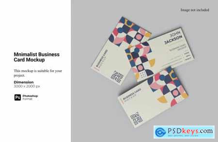 Minimalist Business Card Mockup