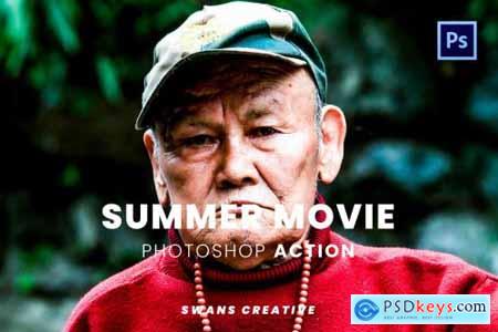 Summer Movie Photoshop Action