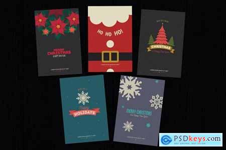 Simple Christmas Invitation Cards