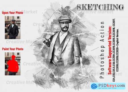 Sketching Photoshop Action 6533290