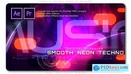 Smooth Techno Neon Slideshow 32299148