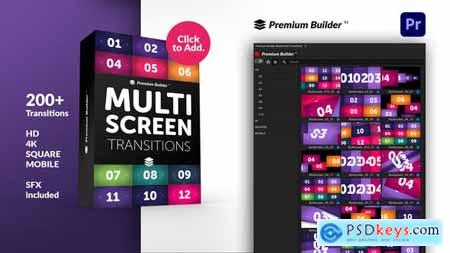 Multiscreen Transitions for Premiere Pro 32305213