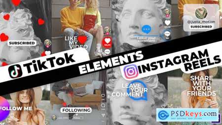 TikTok&Instagram Elements 33995038