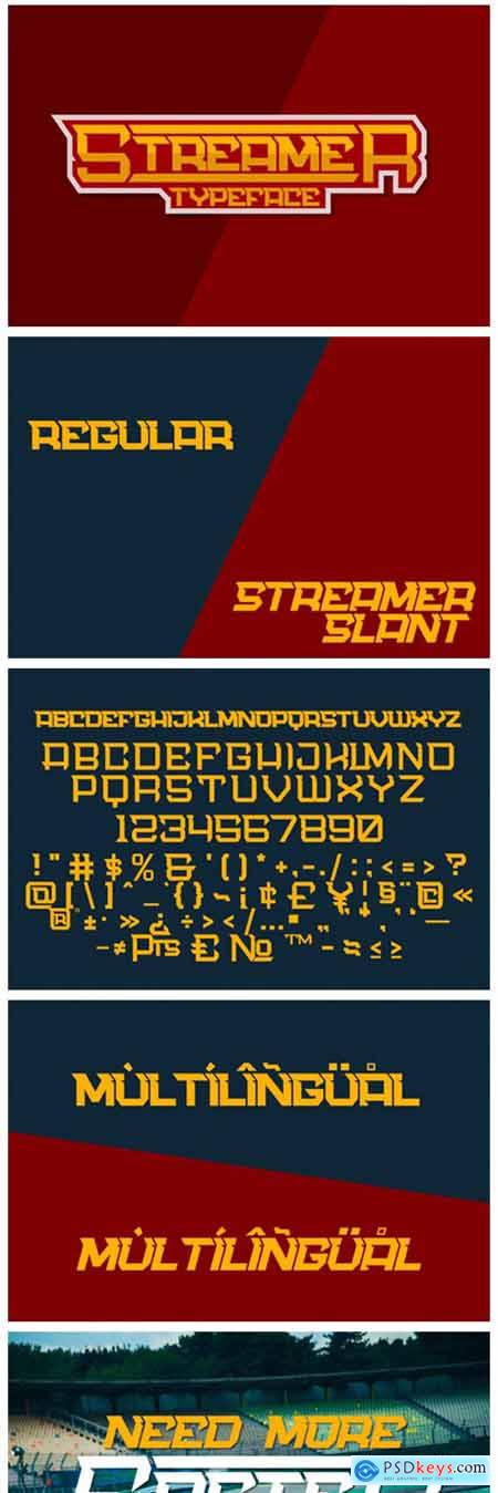 Streamer Font