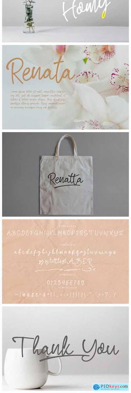 Renatta Script Font