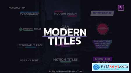 Modern Titles 30180891