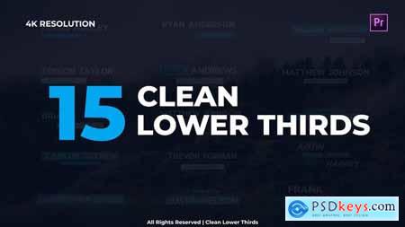 Clean Lower Thirds 29953354