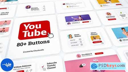 YouTube Buttons Pack 34019110
