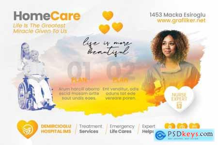 Home Care Postcard Templates