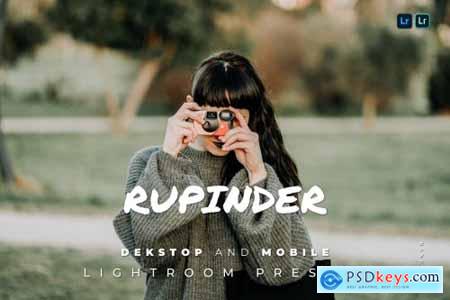 Rupinder Desktop and Mobile Lightroom Preset