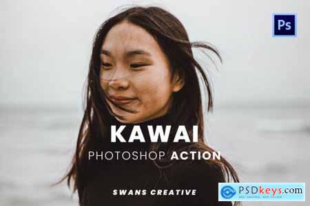 Kawai Photoshop Action