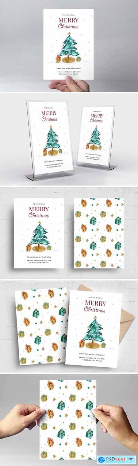 Simple Christmas Greetings Card