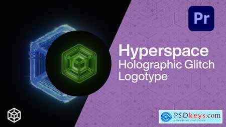 Hyperspace Holographic Glitch Logo 33948614