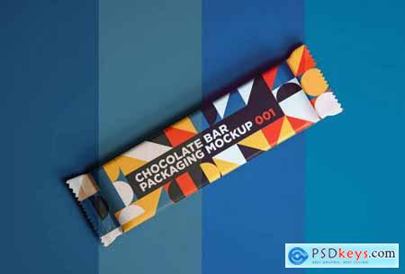 Chocolate Bar Packaging Mockup 001