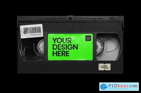 VHS Cassette Mockup 3980345